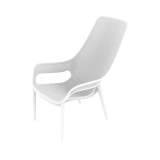 Silla para terraza de bar AERO LUNGO blanco