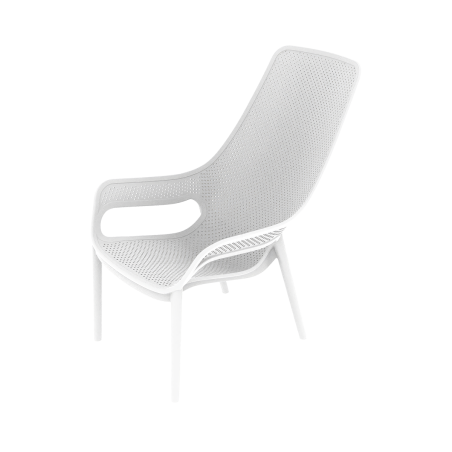Silla para terraza de bar AERO LUNGO blanco