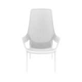 Silla para terraza de bar AERO LUNGO blanco