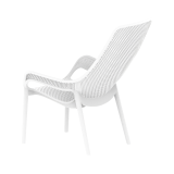 Silla para terraza de bar AERO LUNGO blanco
