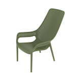 Silla para terraza de bar AERO LUNGO verde