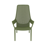 Silla para terraza de bar AERO LUNGO verde