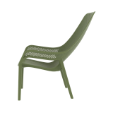 Silla para terraza de bar AERO LUNGO verde