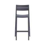 Silla para terraza de bar CAPRI BAR gris oscuro