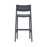 Silla para terraza de bar CAPRI BAR gris oscuro