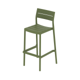 Silla para terraza de bar CAPRI BAR verde