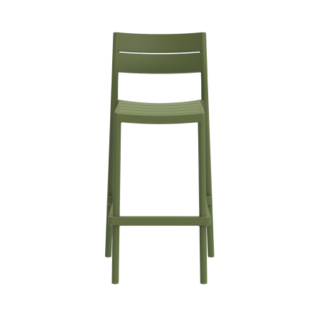 Silla para terraza de bar CAPRI BAR verde