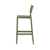 Silla para terraza de bar CAPRI BAR verde