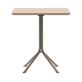 Mesa para terraza de bar PRATO 70x70 beige