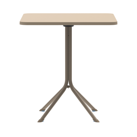 Mesa para terraza de bar PRATO 70x70 beige