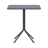 Mesa para terraza de bar PRATO 70x70 gris oscuro