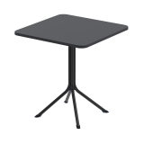 Mesa para terraza de bar PRATO 70x70 negro