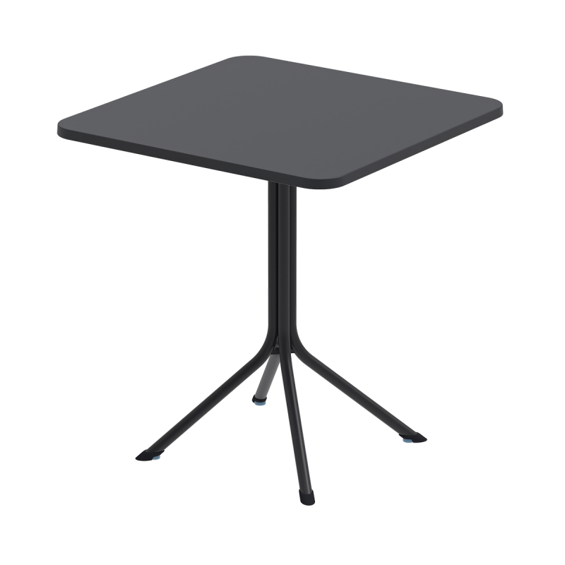 Mesa para terraza de bar PRATO 70x70 negro