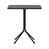 Mesa para terraza de bar PRATO 70x70 negro