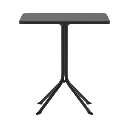 Mesa para terraza de bar PRATO 70x70 negro