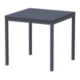 Mesa para terraza de bar TERRAZZA 80x80 gris oscuro