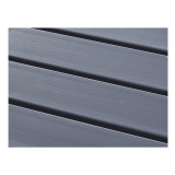 Mesa para terraza de bar TERRAZZA 140x85 gris oscuro