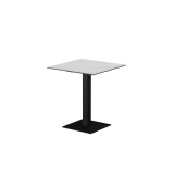 Mesa para biergarten ALFA S nero encimera de piedra sinterizada