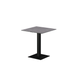 Mesa para biergarten ALFA S nero encimera de piedra sinterizada
