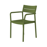 Silla para terraza de bar CAPRI ARM verde