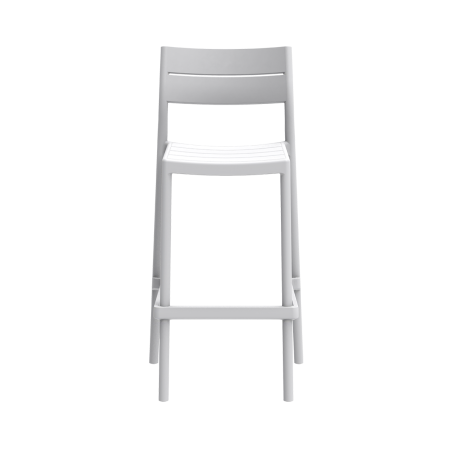 Silla para terraza de bar CAPRI ARM gris ceniza