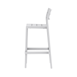 Silla para terraza de bar CAPRI ARM gris ceniza