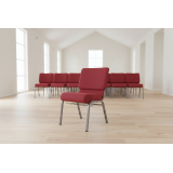 Silla de iglesia AMBASSADOR rojo