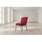 Silla de iglesia AMBASSADOR rojo
