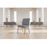 Silla de iglesia AMBASSADOR gris