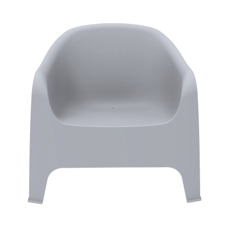 Sillón para terraza DUNA gris claro