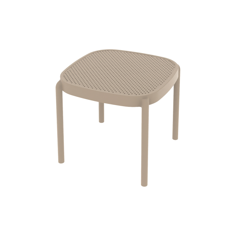 Mesa para terraza de bar ARIA 46x45 beige