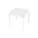 Mesa para terraza de bar ARIA 46x45 blanco
