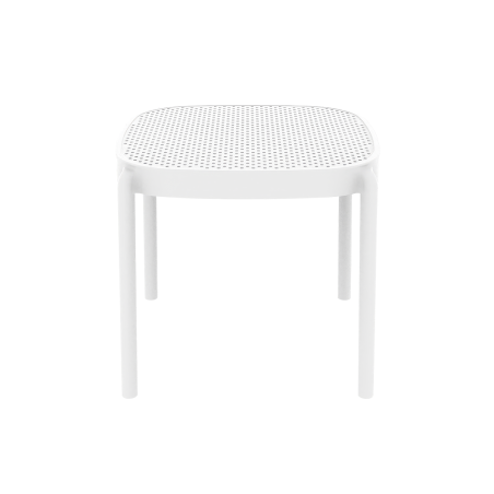 Mesa para terraza de bar ARIA 46x45 blanco