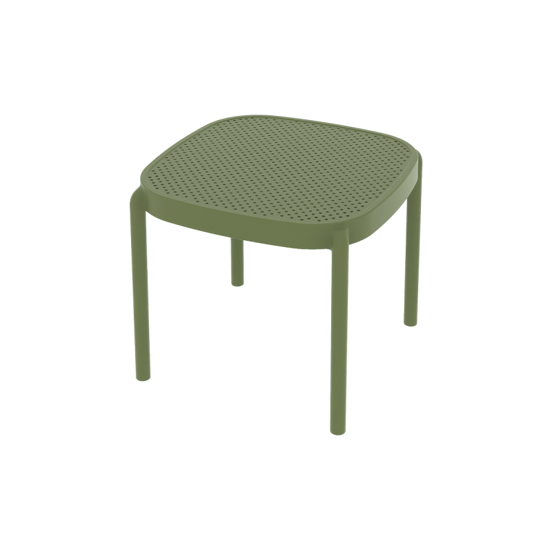 Mesa para terraza de bar ARIA 46x45 verde