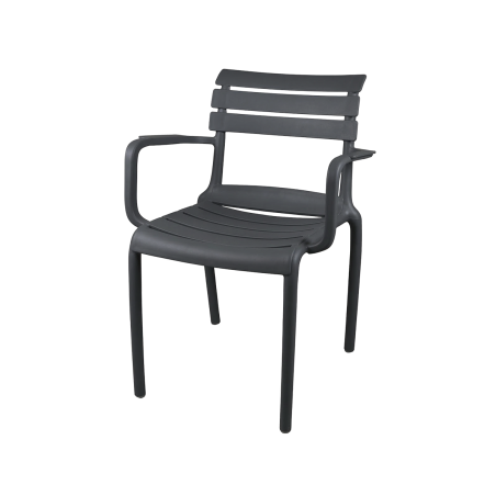 Silla para terraza de bar VELO antracita