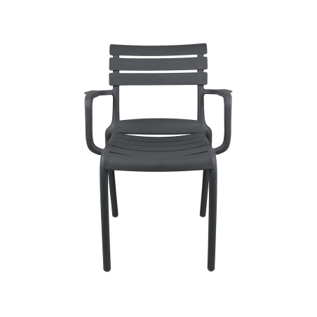 Silla para terraza de bar VELO antracita