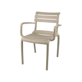 Silla para terraza de bar VELO beige