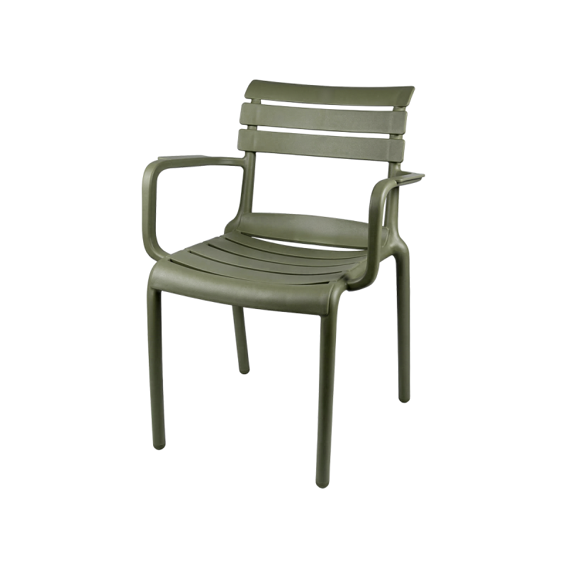 Silla para terraza de bar VELO verde