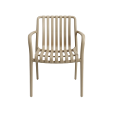Silla para terraza de bar VERTICALE beige