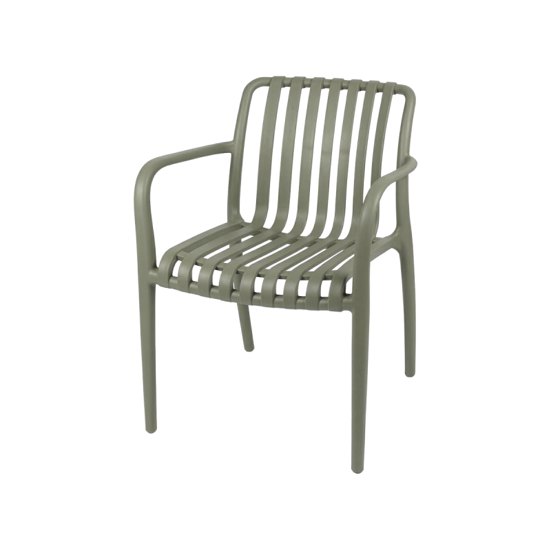 Silla para terraza de bar VERTICALE verde