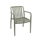 Silla para terraza de bar VERTICALE verde