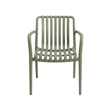 Silla para terraza de bar VERTICALE verde