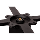 Base de la mesa de café ALFA S 50x50 negro