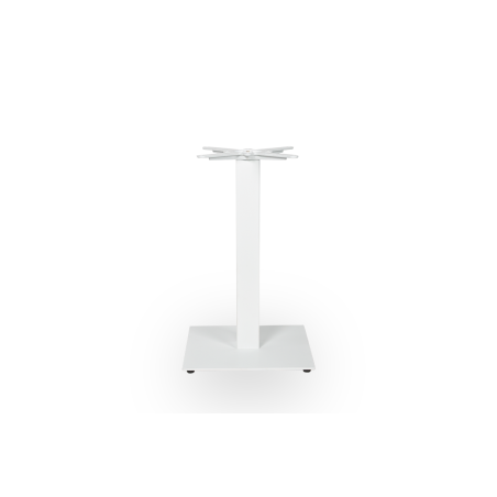 Base de la mesa de café ALFA S 50x50 blanco
