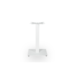 Base de la mesa de café ALFA S 50x50 blanco