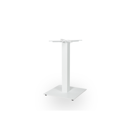 Base de la mesa de café ALFA S 50x50 blanco