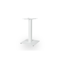 Base de la mesa de café ALFA S 50x50 blanco