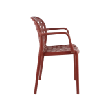 Silla para terraza de bar FILO rojo