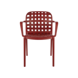 Silla para terraza de bar FILO rojo