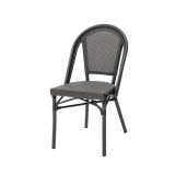 Silla de technoratán MATTEO negro-gris grafito
